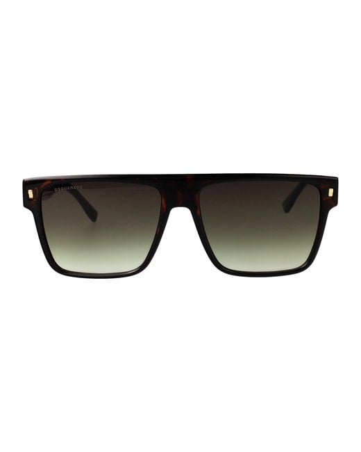 DSquared² Black Acetate Glasses for men