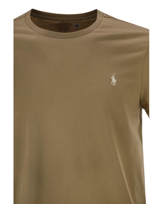 Polo Ralph Lauren Green Slim-Fit Jersey T-Shirt for men