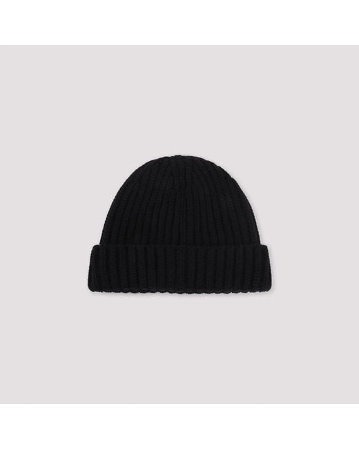Prada Black Virgin Wool Hat for men