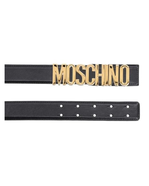 Moschino Couture Natural Cintura Con Logo