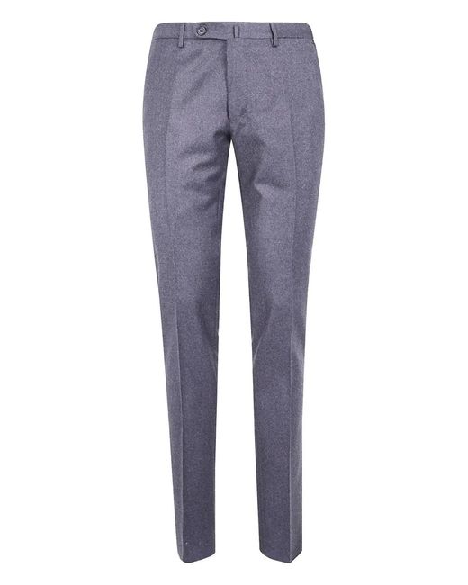 Incotex Blue "Chino Slim Fit" Trousers for men