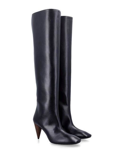 Stella McCartney Blue Knee Boots