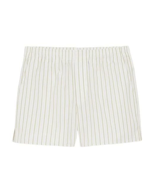 AMI White Elasticated Shorts for men