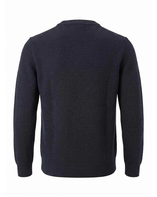 Prada Blue Sweater With Re-Nylon Detail for men