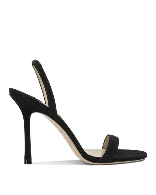 Jimmy Choo Black Jenn Pump Sandals