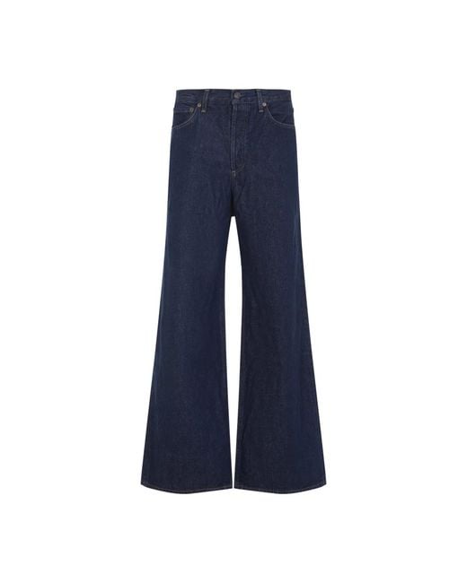 Agolde Blue Cotton Dame Jeans