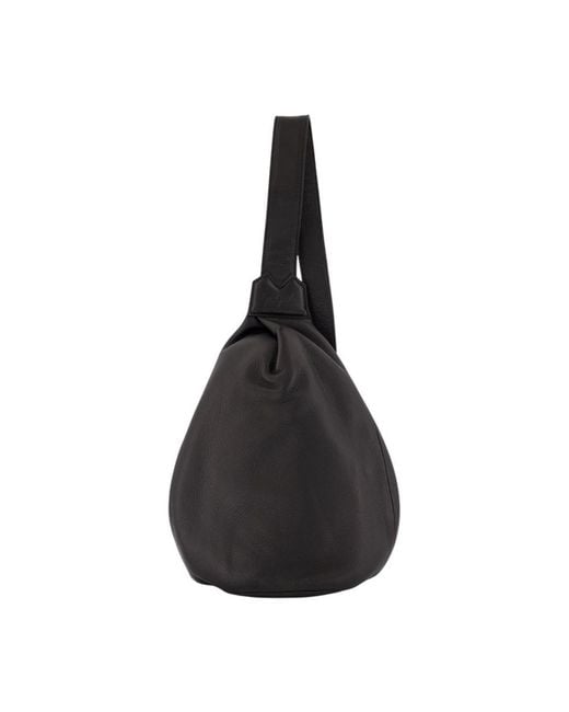 Yohji Yamamoto Black Tuck Sling S Crossbody