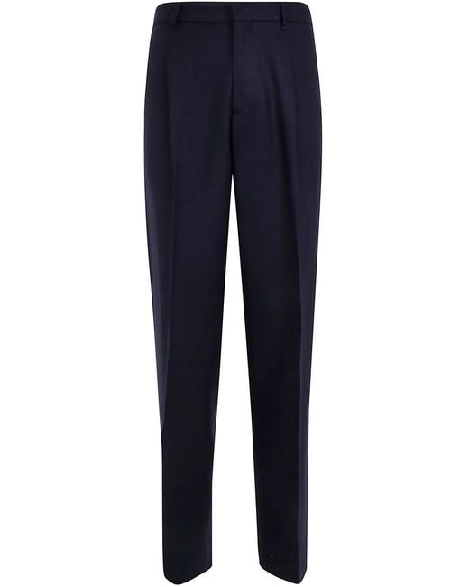 Lardini Blue Regular Fit Knit Trousers for men