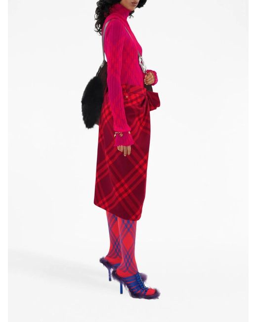 Burberry Red Tights