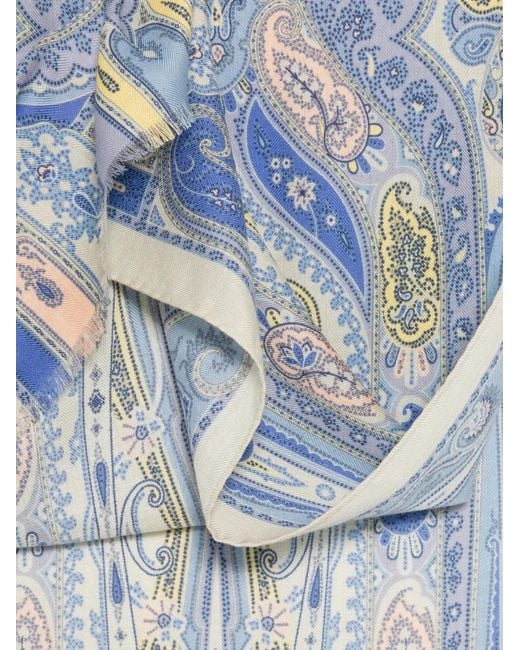 Etro Blue Pañuelo