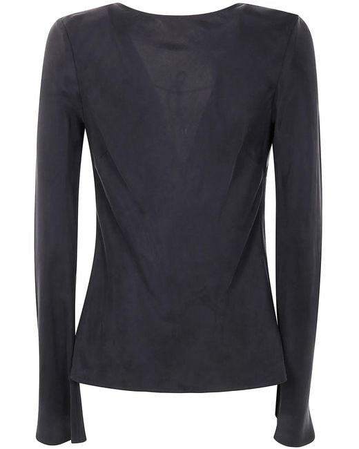 By Malene Birger Blue "Laura" Top
