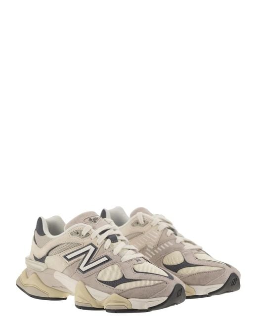 New Balance White 9060