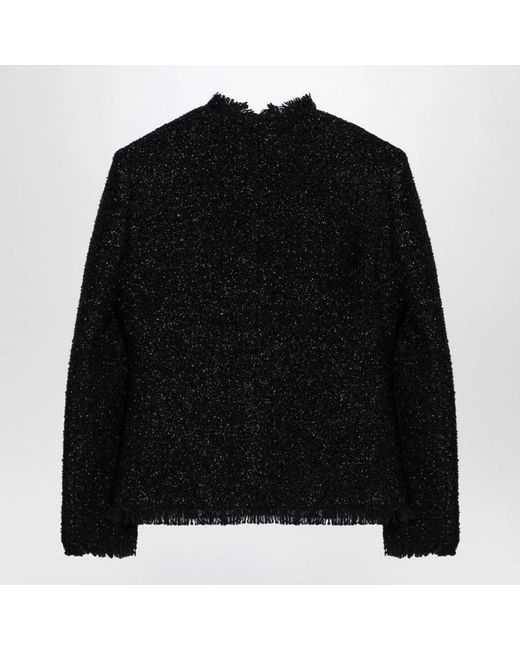 Givenchy Black Tweed And Lurex Jacket