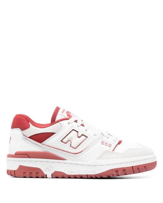 New Balance White Sneaker 550