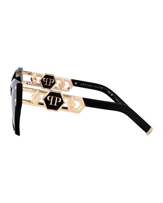 Philipp Plein Black Titanium Sunglasses