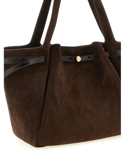Tory Burch Brown 'Romy' Shopping Bag