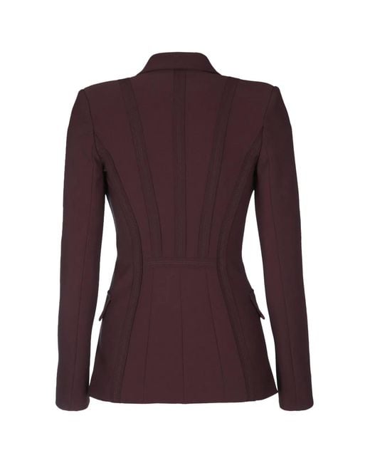 Elisabetta Franchi Purple Giacca Monopetto