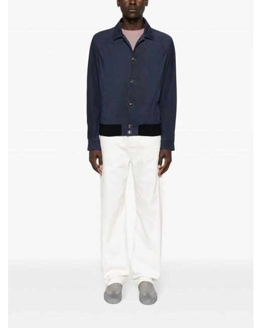 Barba Napoli Blue Colin Sport Jacket for men