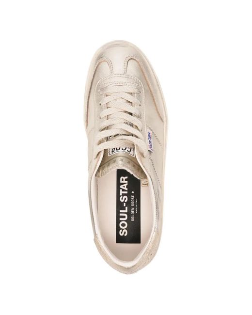 Golden Goose Deluxe Brand White Soul-Star Sneakers