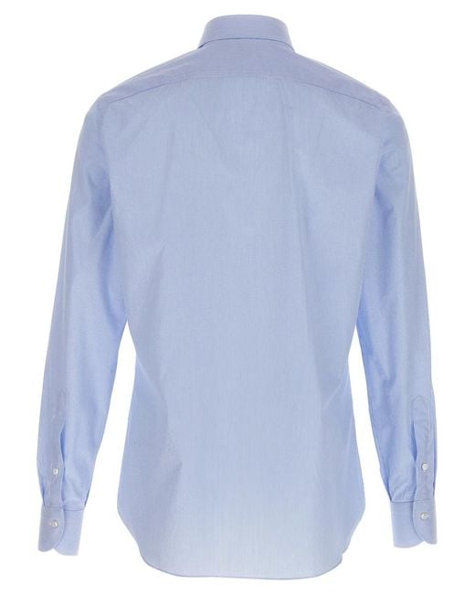 Borriello Blue 'Spaccanapoli' Shirt for men