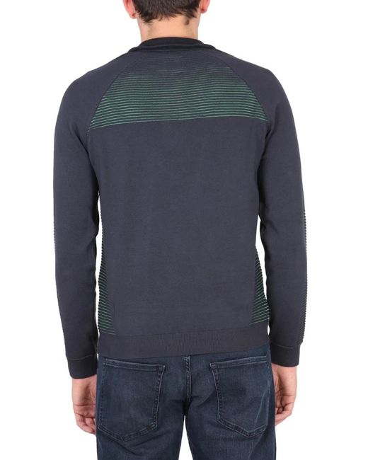 Boss Blue Turtleneck Jersey for men