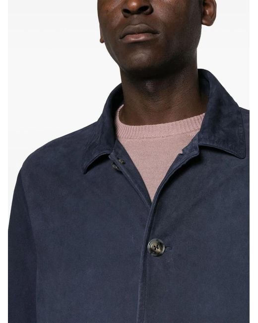 Barba Napoli Blue Colin Sport Jacket for men