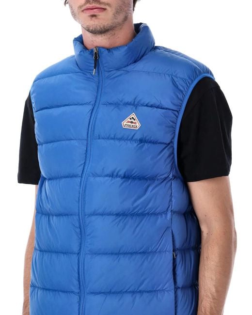 Pyrenex Blue Arial Sleeveless Down Vest for men