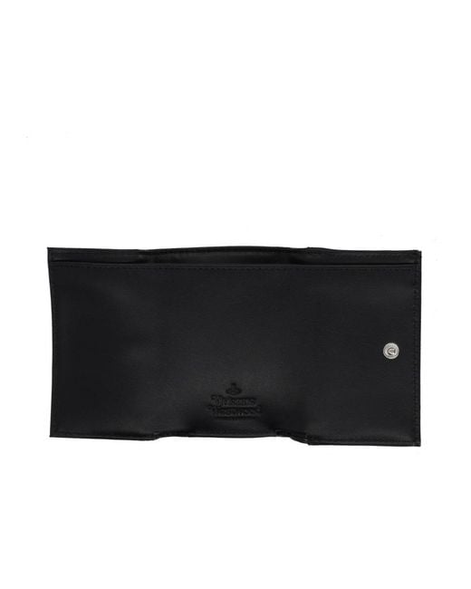 Vivienne Westwood Black Portafoglio "Envelope"