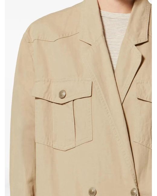 Isabel Marant Natural Cotton Linen Jacket