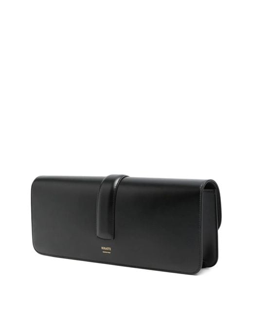 Khaite Black Blake Leather Clutch