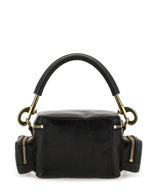 Chloé Black Leather Camera Bag