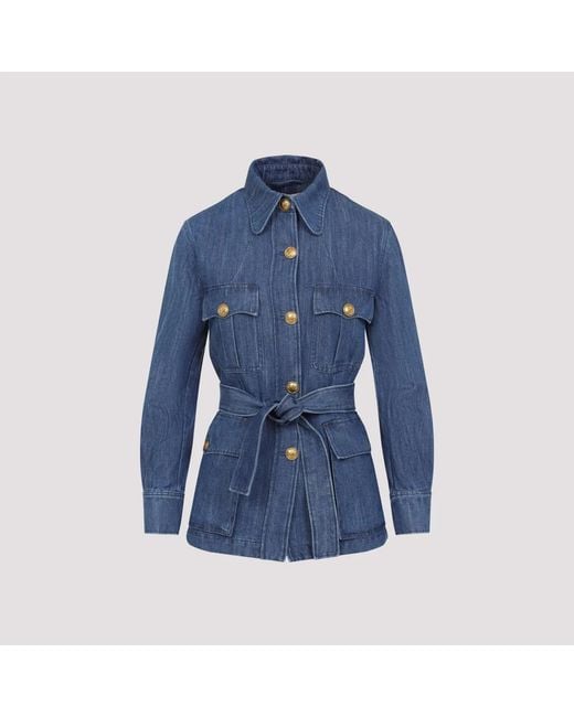 Valentino Garavani Blue Denim Blazer