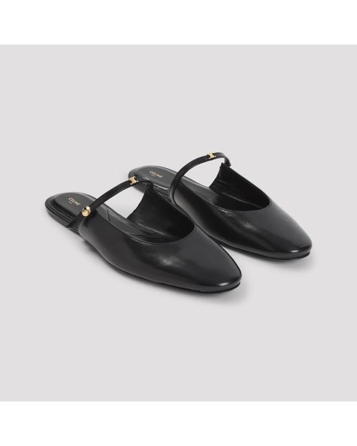 Céline Black Ballerina Mule 05