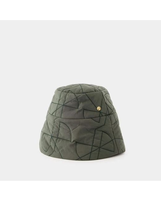 Patou Green Bucket Hat