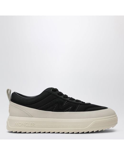 Moncler Black Altive Suede And Nubuck Sneakers for men