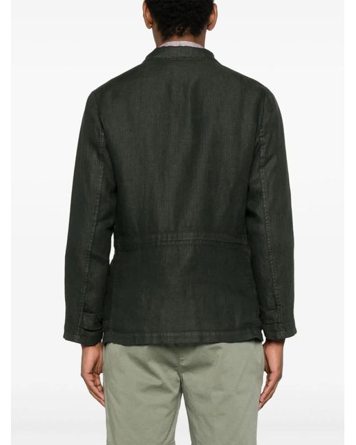 Boglioli Green 100% Linen Flax Jacket for men