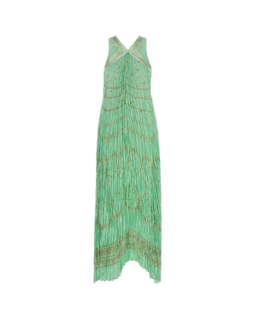 Alberta Ferretti Green Abito