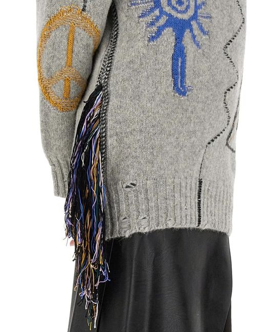 Stella McCartney Gray Artwork Shirt