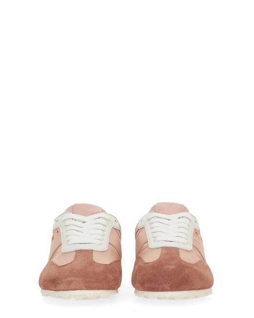 Marni Pink Leather Sneaker