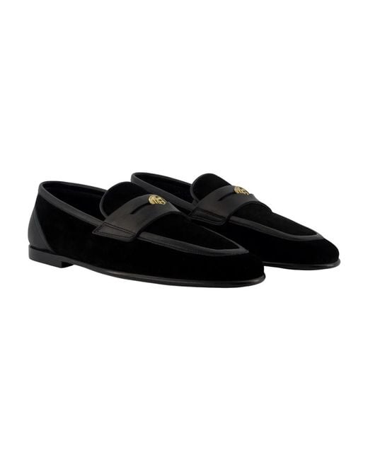 Dolce & Gabbana Black Dolce & Gabbana Leather Sandal for men