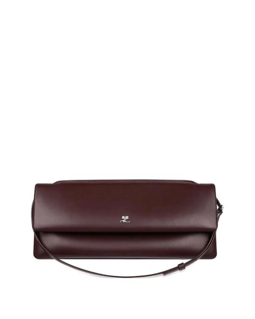 Courreges Purple Courregès Clutch Bag With Flap