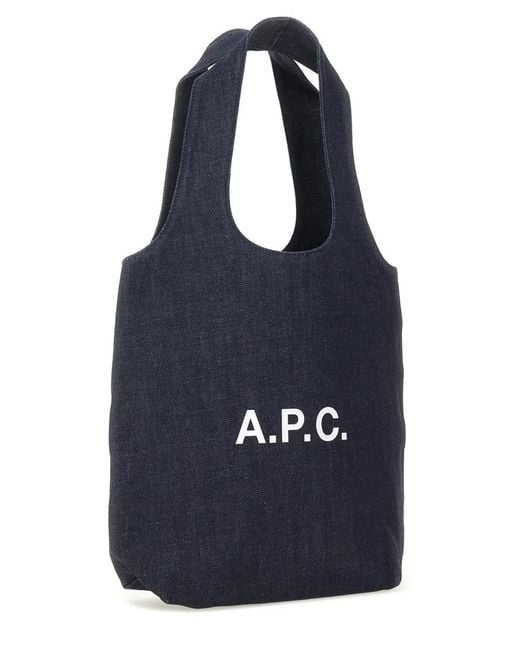 A.P.C. Blue Tote Ninon Small