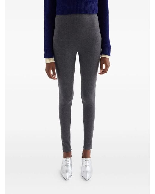 Jil Sander Gray Wool Slim Trousers