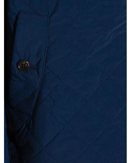 Barbour Blue Cotton Blend Jacket for men