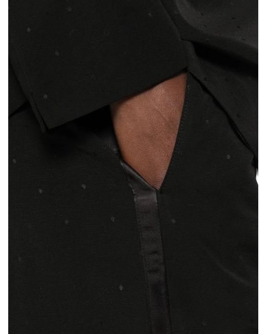 Forte_forte Black Wool Blend Trousers