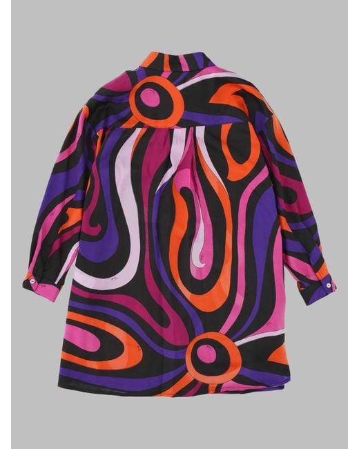 Emilio Pucci Red Abiti Tessuto