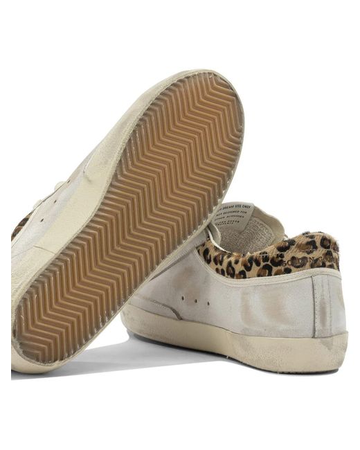 Golden Goose Deluxe Brand White "Super-Star" Low-Top Sneakers