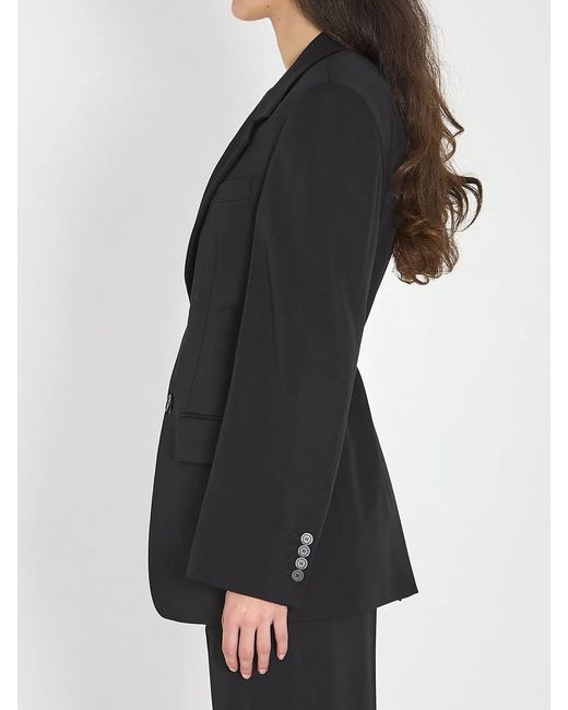 Balenciaga Black Wool Oversize Blazer