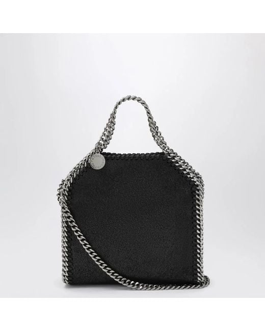 Stella McCartney Black Falabella Micro Tote Bag