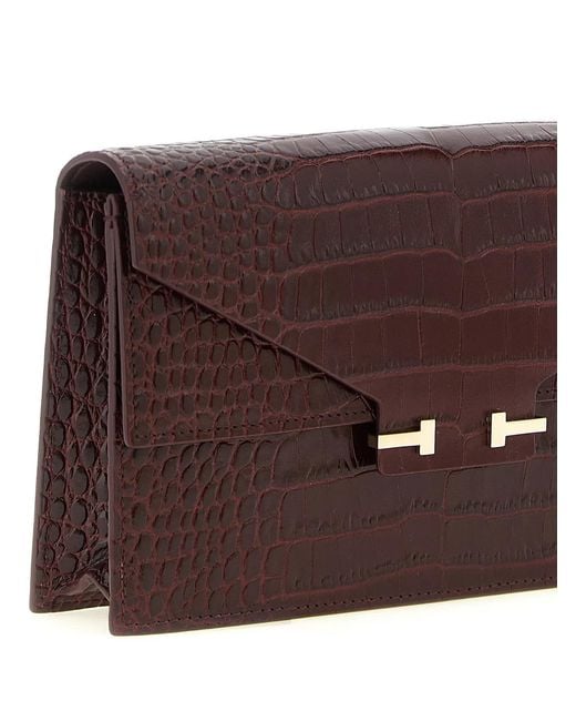 Tom Ford Purple 'Aube' Mini Clutch